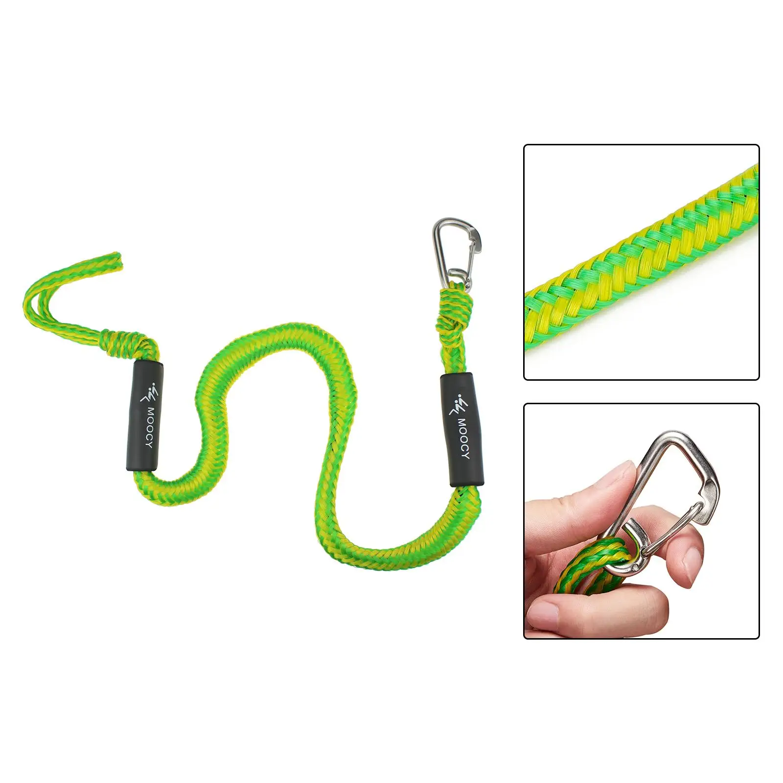 Boat Bungee Dock Line 4Ft Con Corde Per Barche Ad Anello Per Docking Boat Ties To Dock Bungee Dock Line Boat Dock Rope Per Gommone