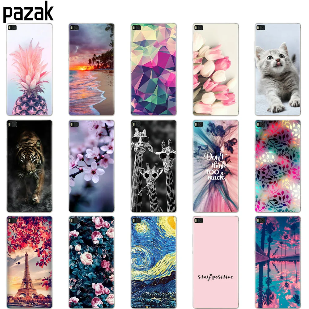 Per Huawei P8 Lite Custodia Coque Custodia Morbida In Silicone Per Huawei P8 P8 Lite 2015 2016 Copa Bumper Skin Antiurto Fundas