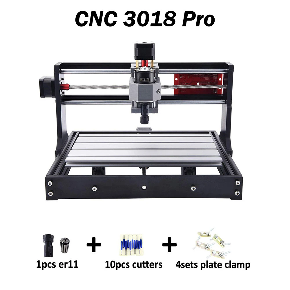 Cnc 3018 Pro Fai Da Te Macchina Per Incidere Di Cnc Pcb Milling Machine Macchina Per Incisione Laser Controllo Grbl Cnc Incisore