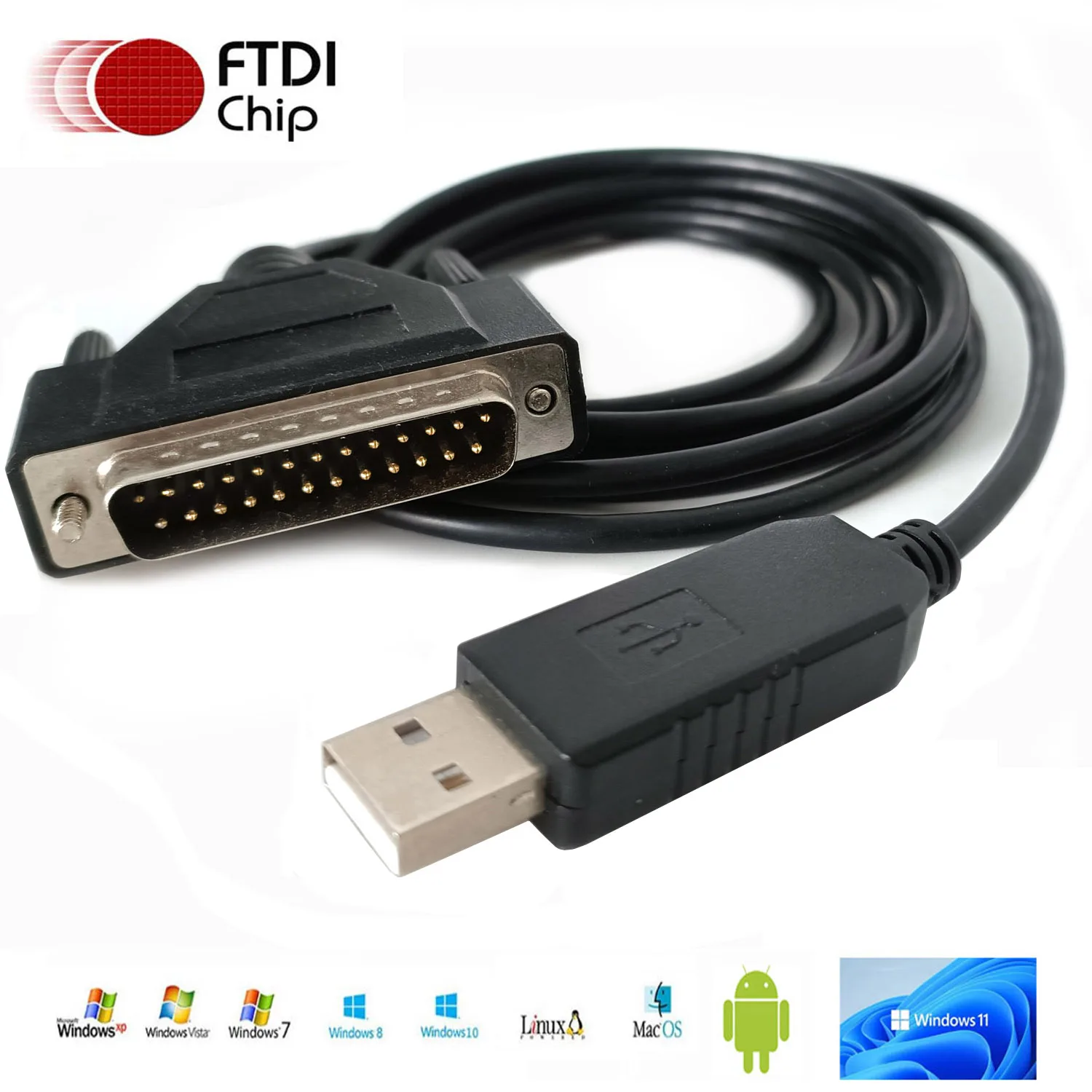 Ftdi Da Usb A Db25 Null Per Cavo Dati Sharp X68000 X68K A Pc