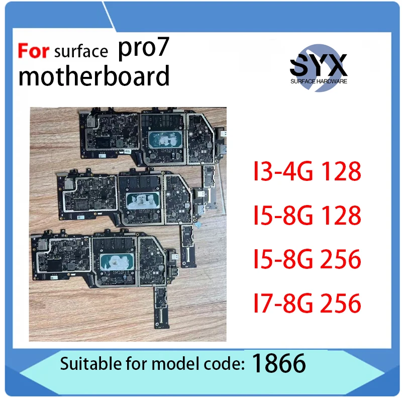 Scheda Madre Originale Per Microsoft Surface Pro 7, Cpu Per Laptop, I3, 4G, I5, 4G, I5, 8G, I7, 16G, Sostituzione Della Scheda Logica, 1866
