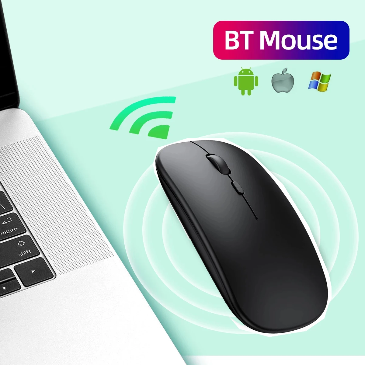 Mouse Bluetooth Per Microsoft Surface Pro 7 Pro6 Pro5 Pro4 Pro3 Pro X Tablet Tbook Tablet Mouse Wireless Mouse Ricaricabile