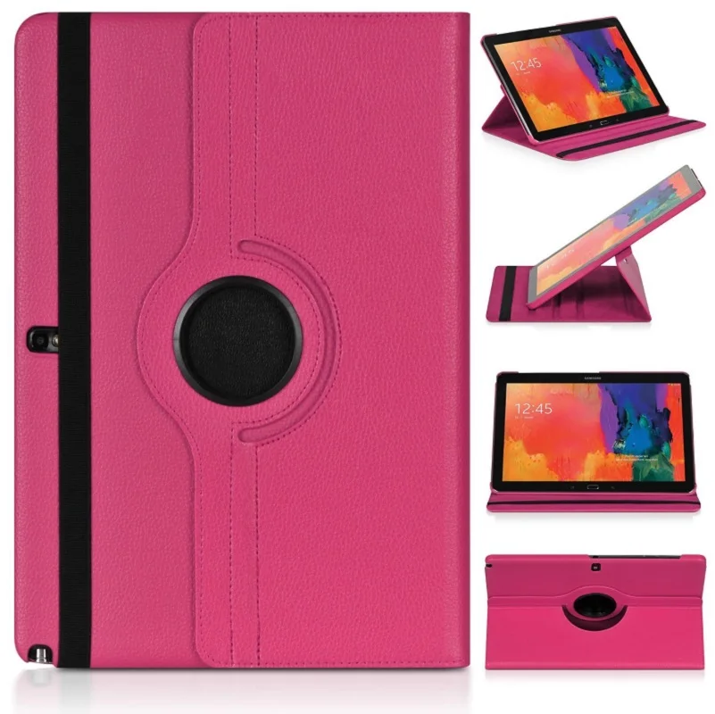 Per Samsung Galaxy Note Pro 12.2 Della Copertura Di Caso Per Galaxy Note Pro P900 P901 P905 2014 12.2 "Rotating Folio Del Basamento Dell'Unità Di Elab