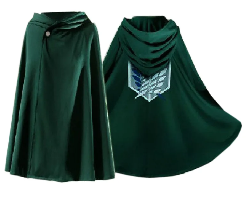 Attack On Titan Jacket Shingeki No Kyojin Legion Coat Cosplay Eren Levi Jacket Plus Size Spedizione Gratuita Costume Di Halloween