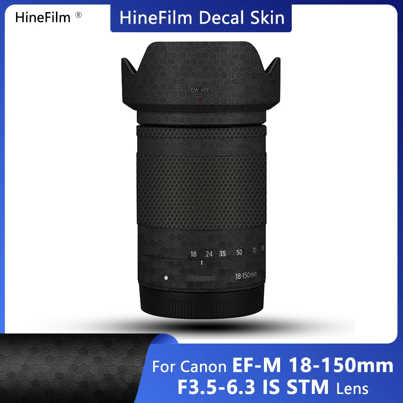 Per Canon Ef-M 18-150 Lens Decal Skin 18150 Wrap Cover Per Canon Ef-M 18-150Mm F/3.5-6 Lens Sticker Pellicola Protettiva Antigraffio