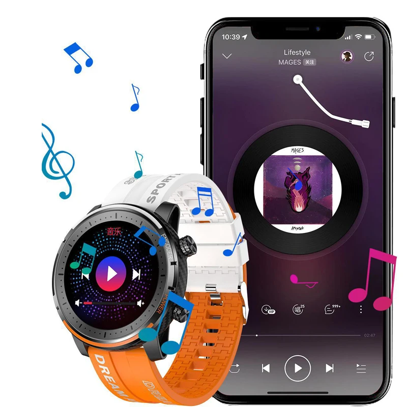 Per Xiaomi Poco F3 Samsung Smartwatch 2023 Chiamate Bluetooth Smart Watch Uomo Donna Sport Fitness Bracciale Sleep Cardiofrequenzimetro