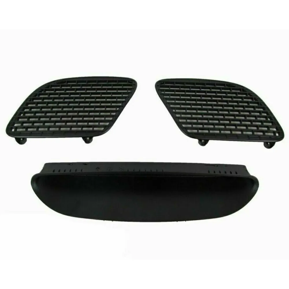 68184352Ab 68184353Ab 68184348Ac Hood Black Mesh Grille Scoop Set Adatto Per Dodge Challenger Hellcat 2015-2019