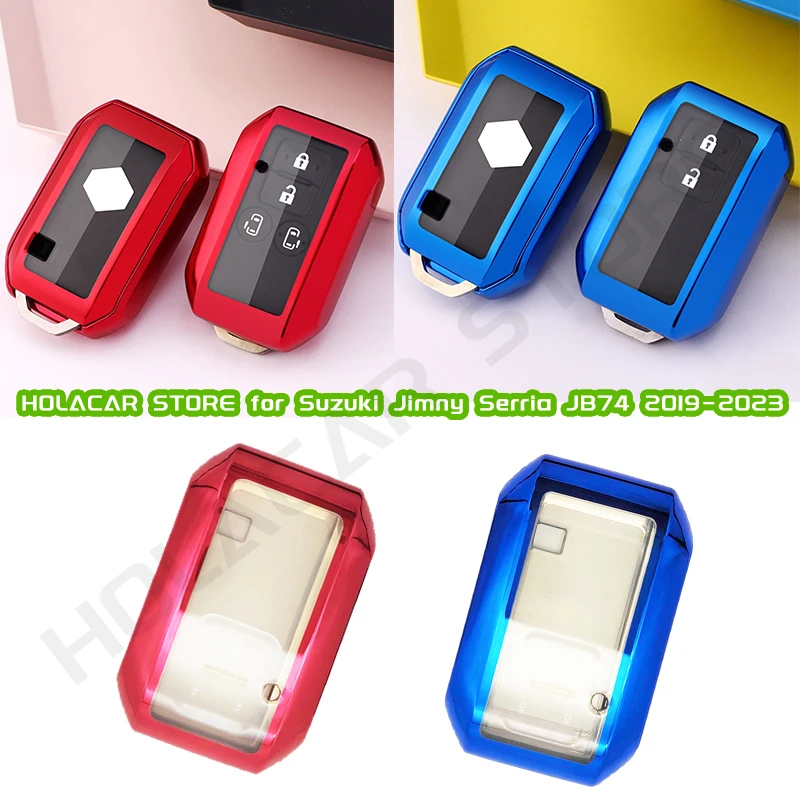Jimny Smart Key Cover Per Suzuki Jimny Sierra Jb64 Jb74 2019 - 2023 Tpu Car Key Case Caps Protector Bag Accessori Per Auto