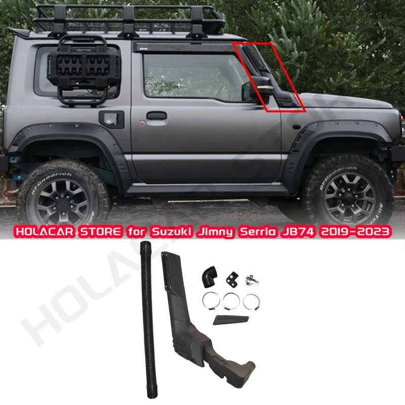 Nuovo Aggiornamento Tubo Di Aspirazione Dell'Aria Per Jimny Snorkel Nessuna Perforazione Per Suzuki Jimny Serria Jb64 Jb74 Gen 4 2019 2020 2021 2022 2