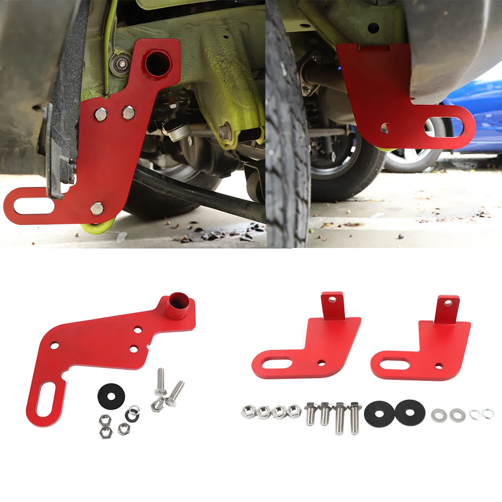 Kit Gancio Di Traino Per Rimorchio Paraurti Anteriore Posteriore Per Auto Per Suzuki Jimny 2019 2020 2021 2022 2023 Jb64 Jb74 Accessori Esterni Ferro 