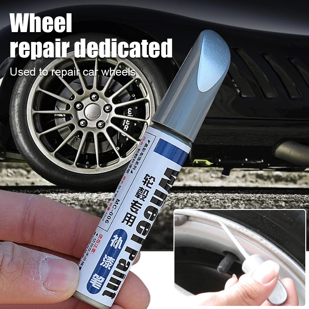 2023 Car Wheel Hub Scratch Repair Pen Per Suzuki Sx4 Swift Alto Liane Grand Vitara Jimny S-Cross Splash Kizashi