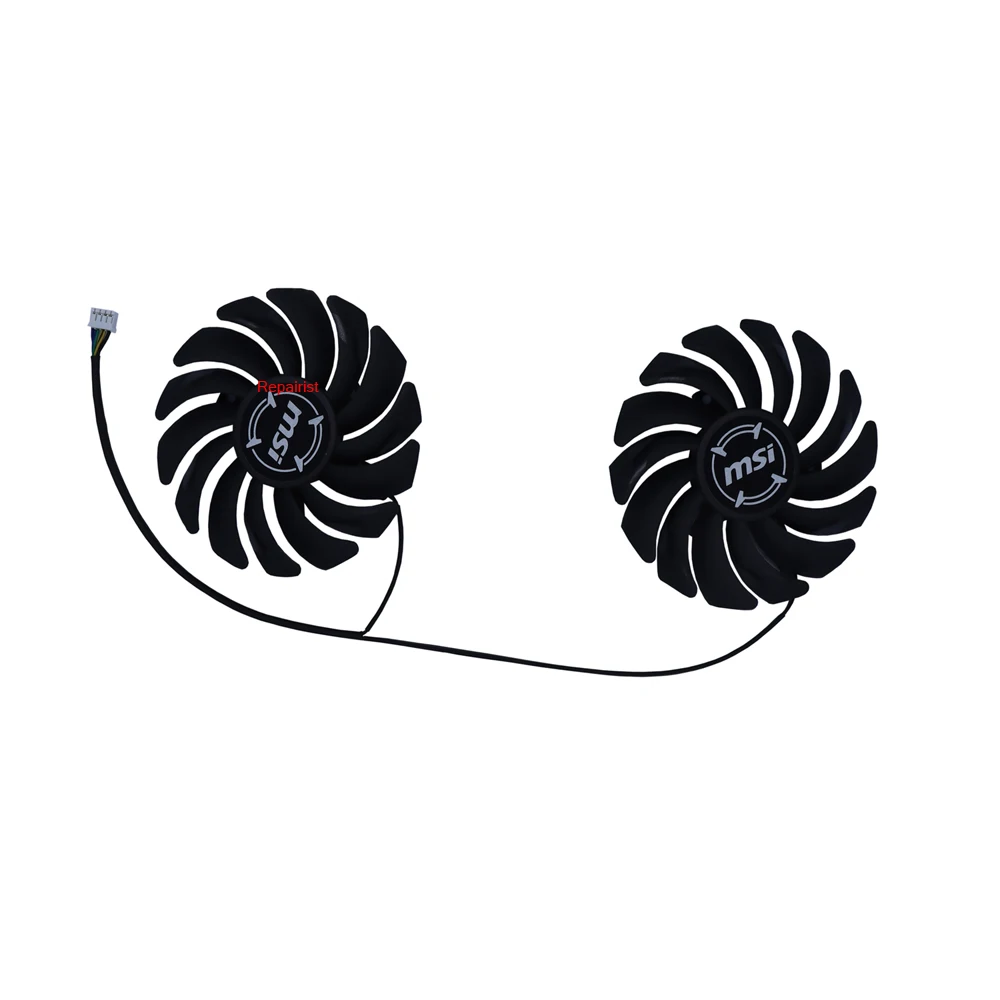 2 Pz/Set Ventola Della Scheda Grafica, Dispositivo Di Raffreddamento Gpu, Muslimb, Per Msi Rtx 2070 Ventus Gp, Msi Rtx 2060 Super Ventus Xs C Oc, Msi 