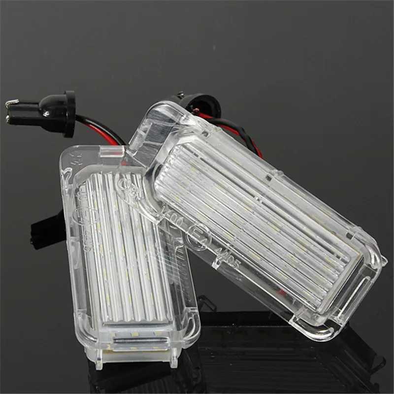 2 Pz/Set 18 Numero Led Luce Della Targa 12V Della Lampada Per Ford Fiesta Messa A Fuoco Kuga C-Max Mondeo