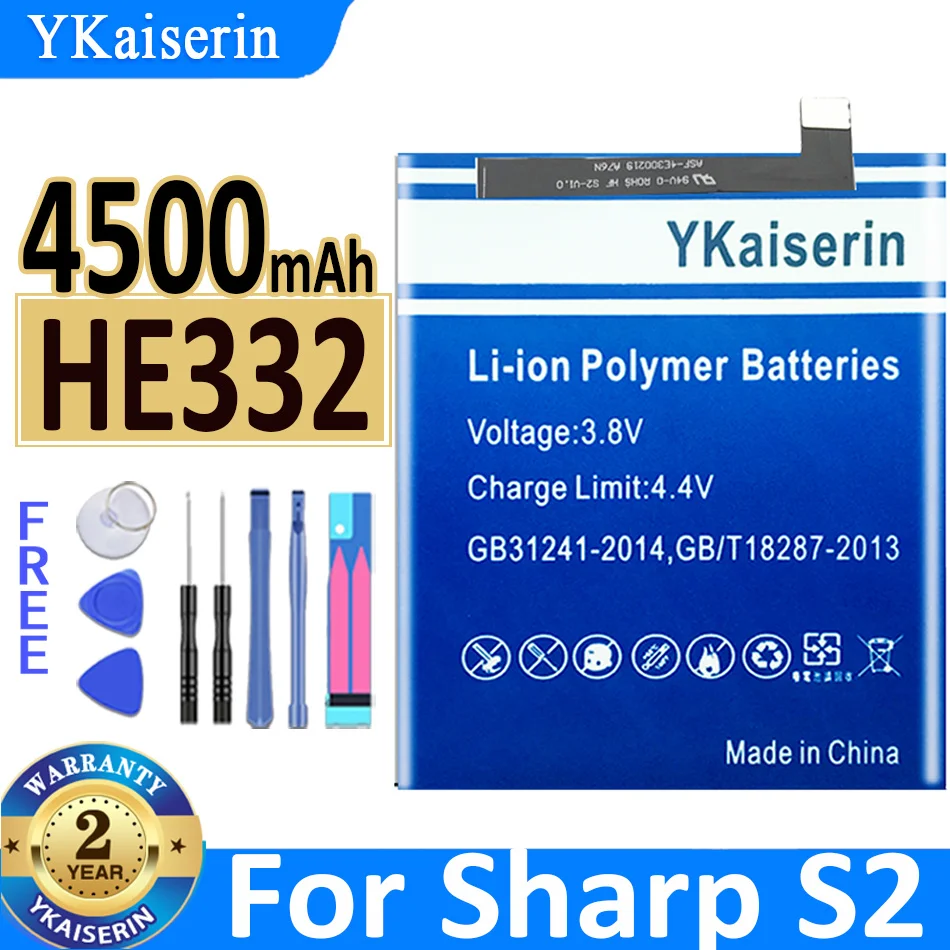 Batteria 4500Mah Yclutch In Per Sharp S2 Fs8010 Aquos S2 Fs8018 S3 Mini S3Mini Batteria Per Cellulare Di Qualità Bateria