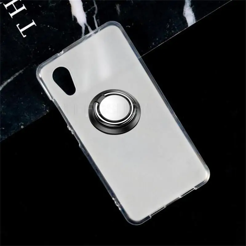 Cover Completa Alla Moda Per Sharp Aquos S3 Mini Fs8018 Custodia Per Telefono Posteriore In Tpu Magnetico Con Supporto Ad Anello In Metallo Per Sharp 