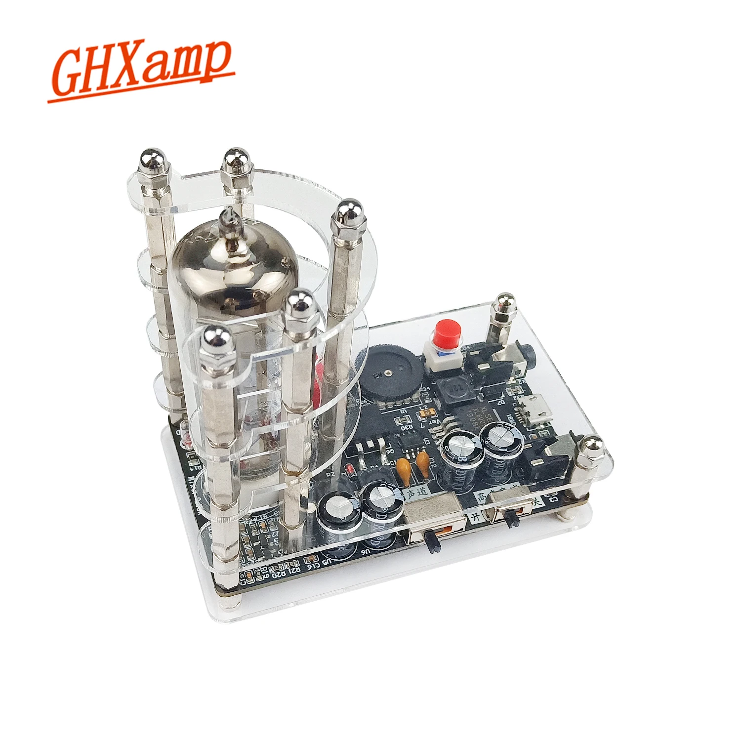 Usb Bassa Tensione 6E2 Tube Cat'S Eye Tube Driver Board Audio Vu Meter Indicatore Di Livello Scheda Ornamenti Nostalgici Retrò