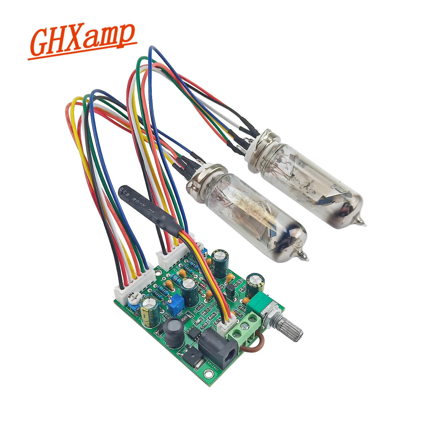 6 E2 Cat Eye Tube Dual Channel Music Rhythm Indicatore Fluorescente Scheda Driver Amplificatore Radio Retrofit Modalità Pickup Fai Da Te 12V 1A