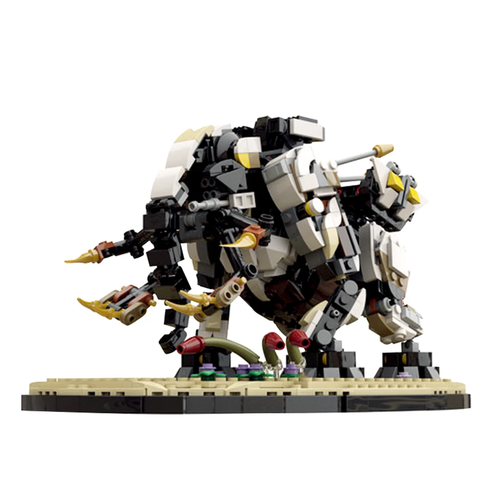 Gobricks Moc Horizon Poled West Trematusk Con Stand Building Blocks Fai Da Te Monster Game Bricks Set Toy For Gift