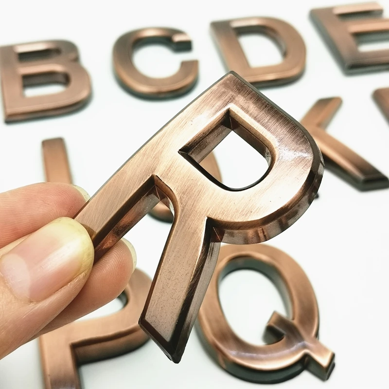 3 Pcs 3D A-Z Lettere E Numeri Targa Moderna Numeri Civici Da 0 A 9 Hotel Porta Numero Targa Indirizzo Di Casa Numero Di Strada Adesivi
