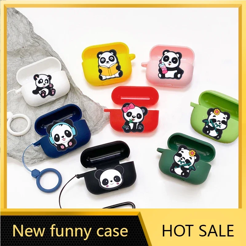 Custodia Panda Carina Per Huawei Freebuds Pro 2 / Freebuds Custodia Pro3 Custodia Per Auricolari In Silicone Carino Per Custodia Huawei Freebuds Pro