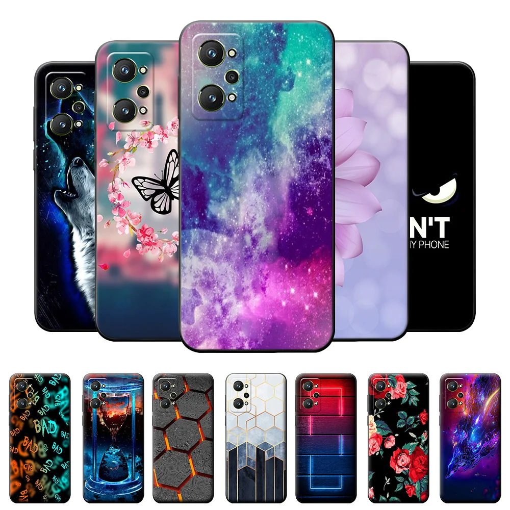 Per Realme Gt2 Custodia In Silicone Verniciato Morbido Tpu Cover Posteriore Per Realme Gt2 Pro Custodia Per Telefono Per Realme Gt2 Gt2 Pro Fundas Bum