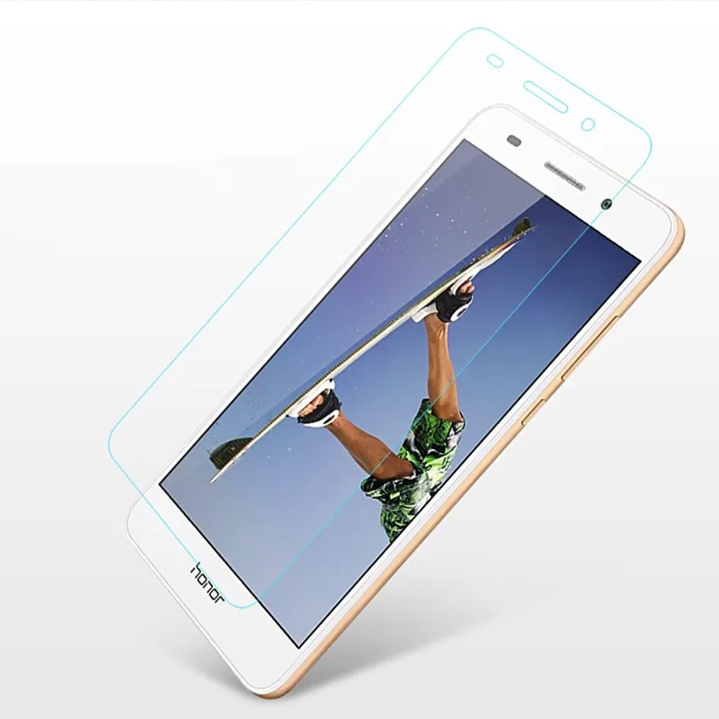 2 Pz Protezione Dello Schermo Huawei Y6 Ii Vetro Huawei Y6Ii Pellicola Vetro Temperato Per Huawei Y6 Ii Protector 5.5 "Anti-Graffi La Pellicola