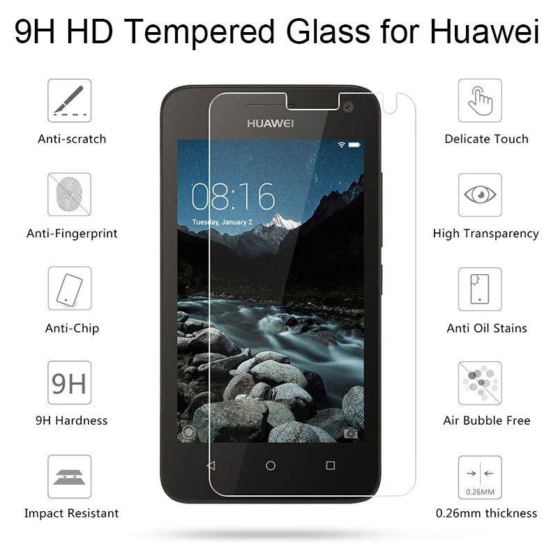 Vetro Protettivo Per Y3 Ii Y5 Ii Vetro Temperato Per Huawei Y6 Pro 2017 Pellicola Proteggi Schermo Per Huawei Y6 Ii Compact Y7 Prime
