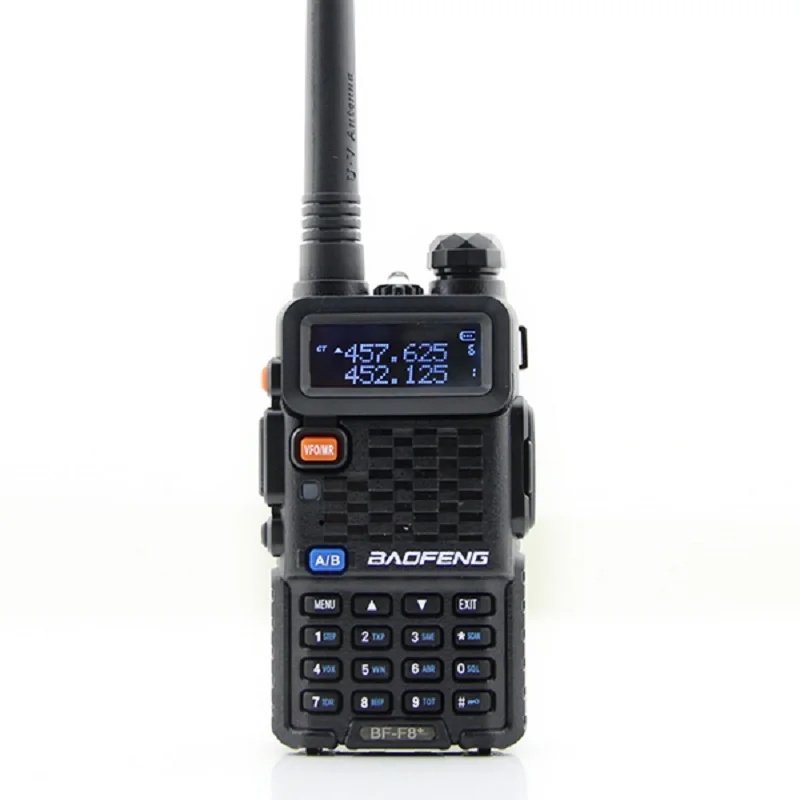 Baofeng Bf-F8 + Set Walkie Talkie Set Radio Bidirezionale Portatile Radio Portatile Walkie Talkie Radio 5W Uhf Vhf Dual Band