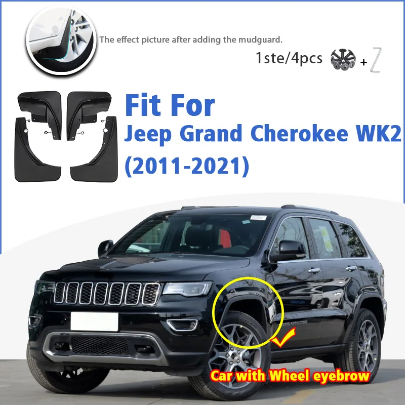 Parafango Per Jeep Grand Cherokee Wk2 2011-2021 Parafanghi Posteriori Anteriori Parafanghi Accessori Auto Parafango Paraspruzzi Auto Styline