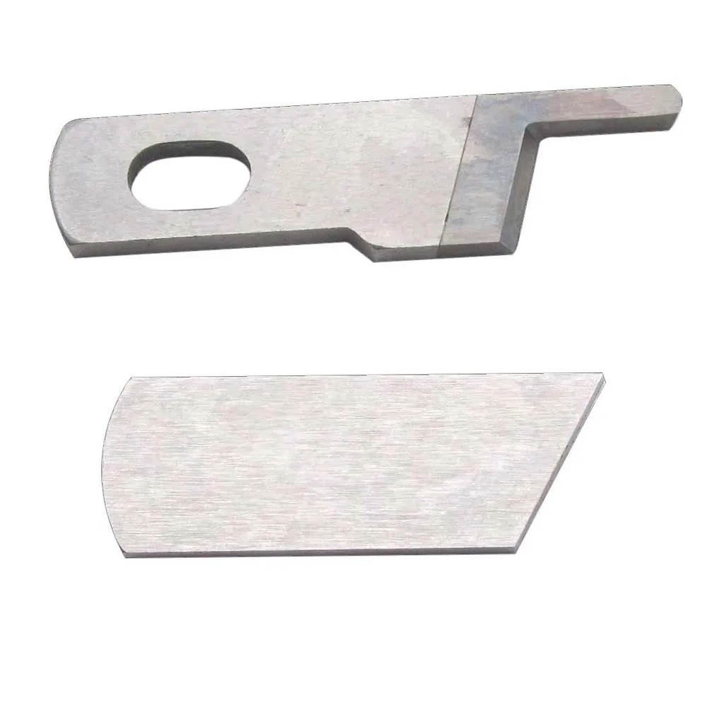 1Set #1250004237 + 1250014229 Coltello Superiore E Inferiore Adatto Per Viking 460D, Huskylock 901 Bianco 234De,634D,Pfaff 4767
