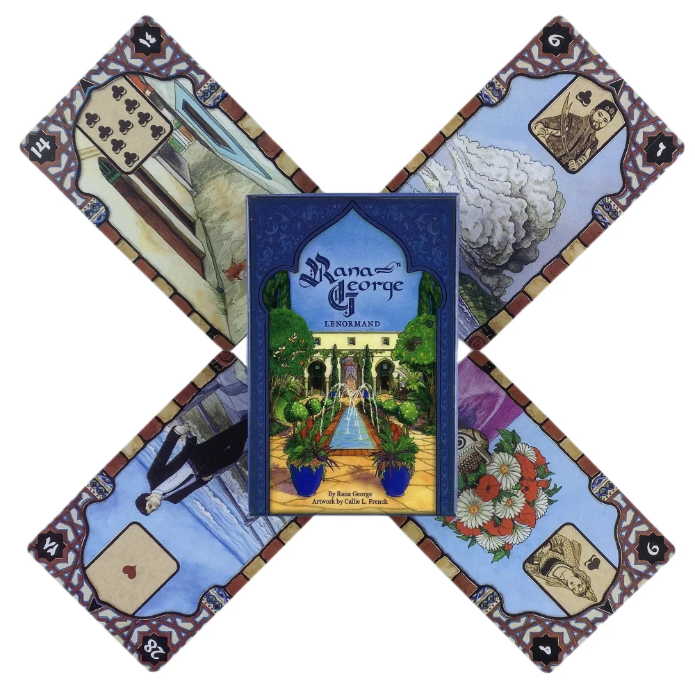 Rana Goerge Lenormand Cards A 42 English Fate Divinazione Deck Borad Games