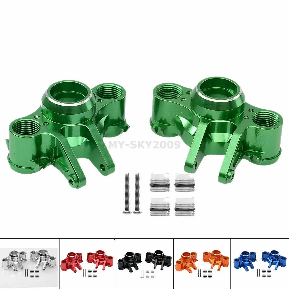 2 Pezzi #8635 Supporti Per Assi In Alluminio Per Traxxas E-Revo 2.0 Vxl Brushless 86086-4