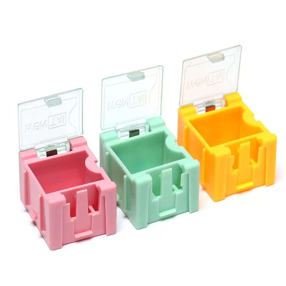 5/10/20 Pz 8 Colori Piccoli Oggetti Oraganizzatore Patch Box Parti Elettroniche Caso Scatole Di Immagazzinaggio Smd Smt Component Container Smt Kit