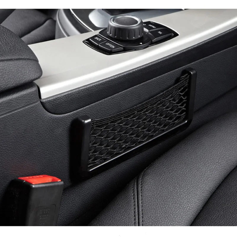 1X Car Net Storage Bag Box Sticker Per Cadillac Ats Bls Cts Xt4 Xt5 Atsl Xts Sts Srx Escalade Auto Zubehr