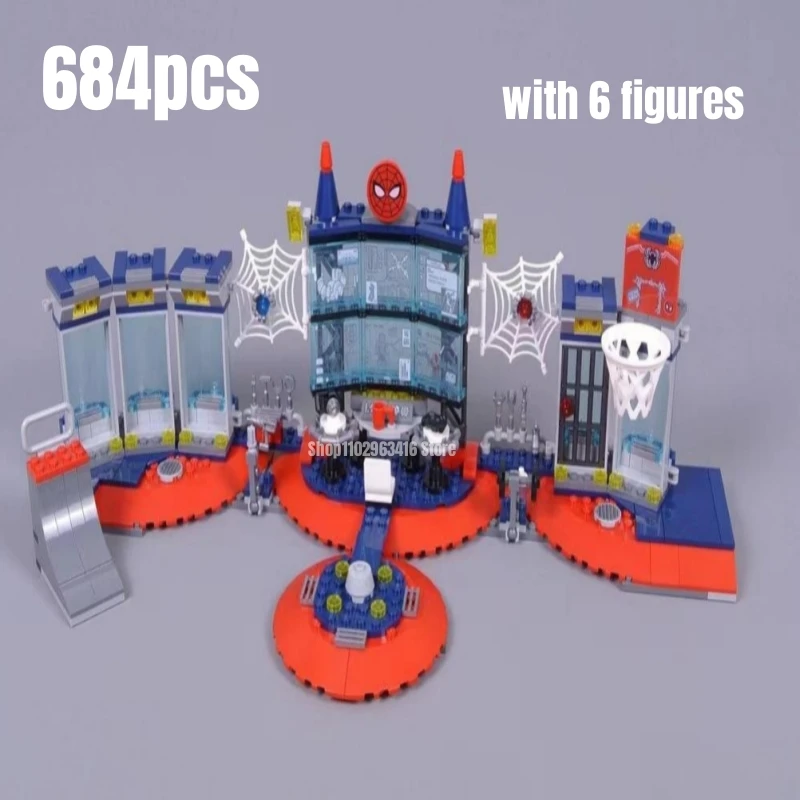 684 Pezzi Attack On The Spiderlair Building Blocks Fit 76175 Model Bricks Toys For Chilren Gift