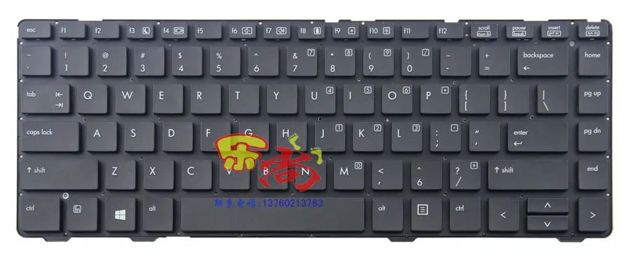 New Replacement For Hp Elitebook 8460W 8470P 8470W Us Laptop Keyboard Whitout Frame