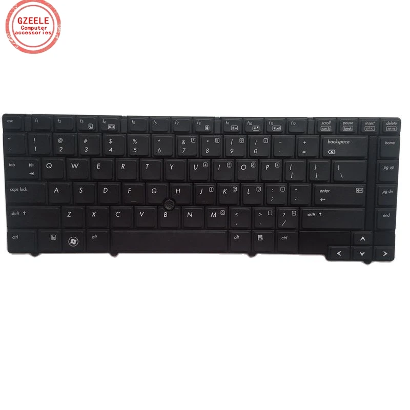 Tastiera Americana Per Hp Elitebook 8440P 8440W 8440 Nera Con Punta