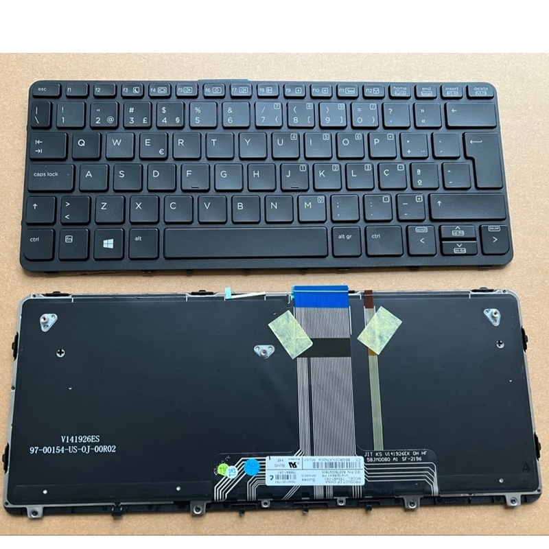 Nuova Tastiera Usa/Po Per Hp Pro X2 612 G2 Tablet Pc Notebook Palmrest Tastiera Per Laptop Con Copertura Superiore