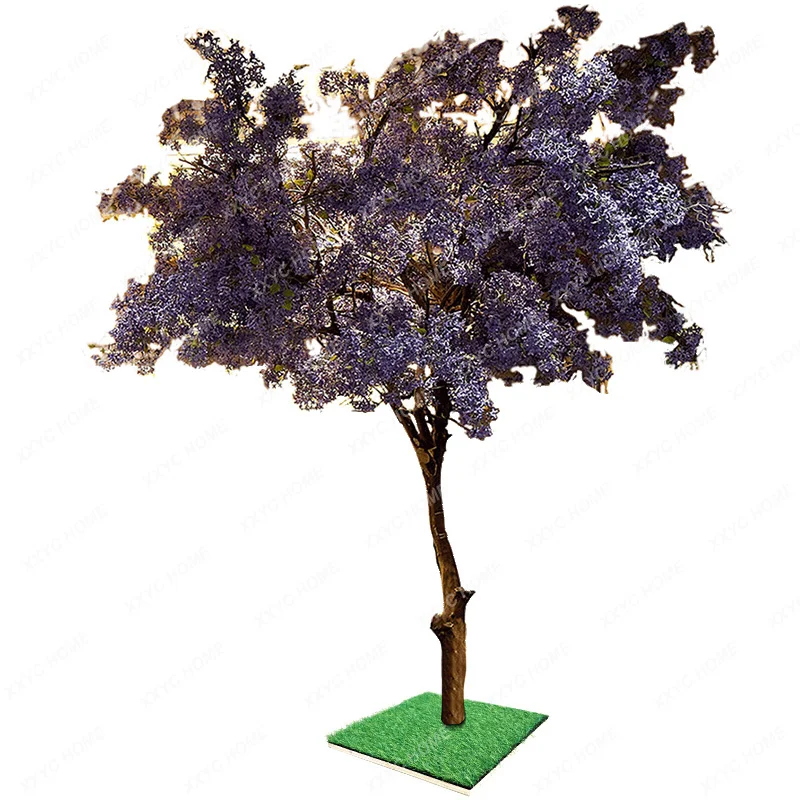 Jacaranda Mimosifolia Simulazione Albero In Vaso Pavimento Alberi Finti