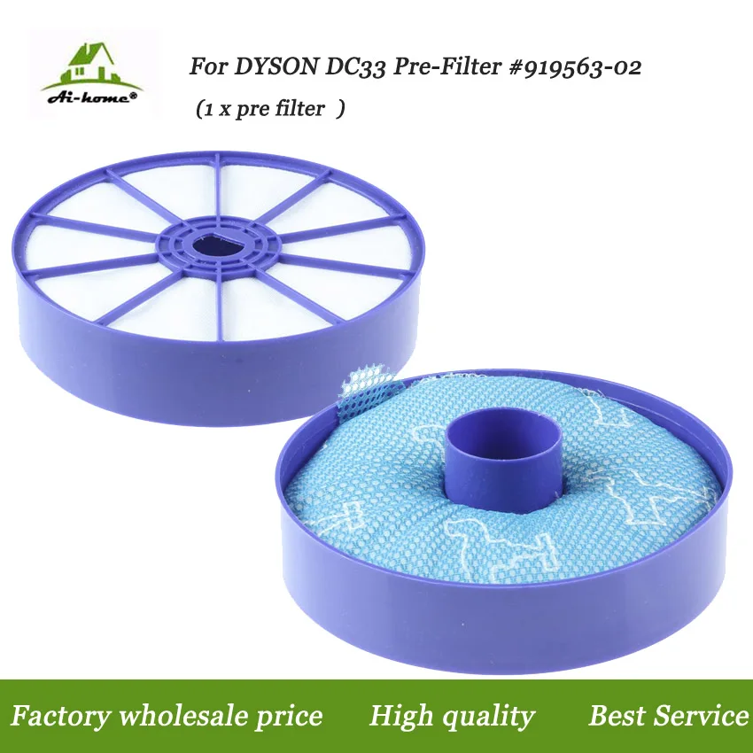 Per Dyson Dc33 Multi-Piano Animale Lavabile Pre Lato Motore Filtro Progettato Per Adattarsi Dyson Dc33 Aspirapolvere Premium Qualità