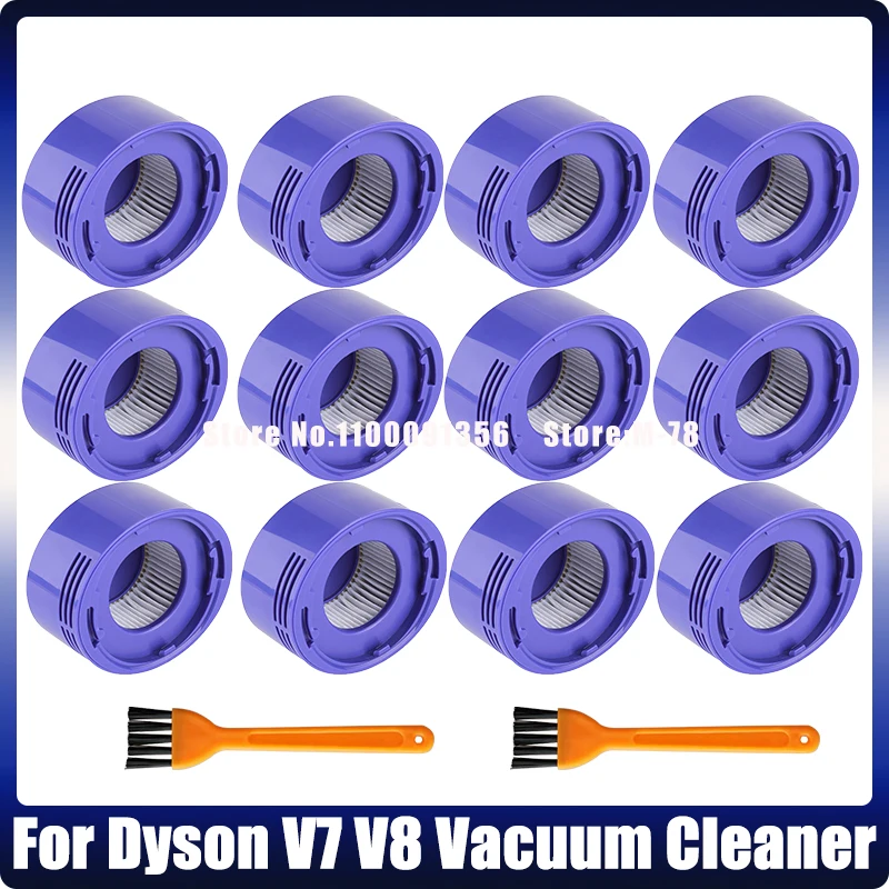 Pacchetto Grande! Post Filtro Per Dyson V7 V8 Animal Absolute Cordless Aspirapolvere Pezzi Di Ricambio Sostituzione Palmare Cordless