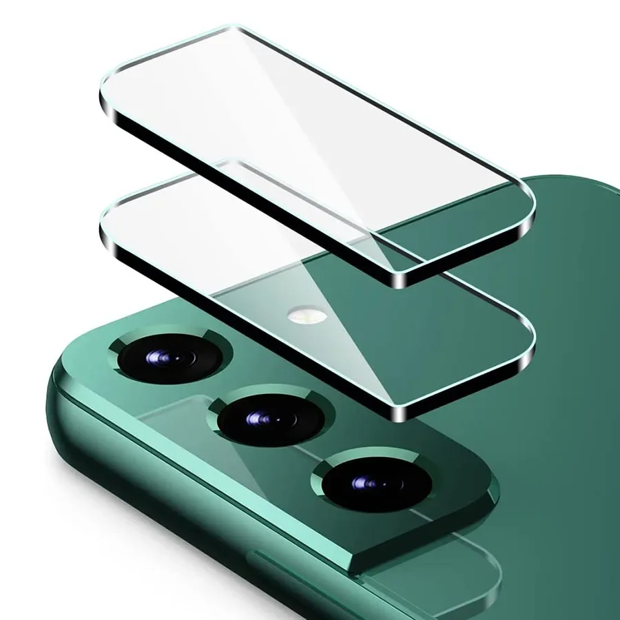 Proteggi Obiettivo Fotocamera 2 Pack Per Samsung Galaxy S21 S21 Plus Vetro Temperato Con Lente Antigraffio Per Galaxy S21 / Galaxy S21 Ultra