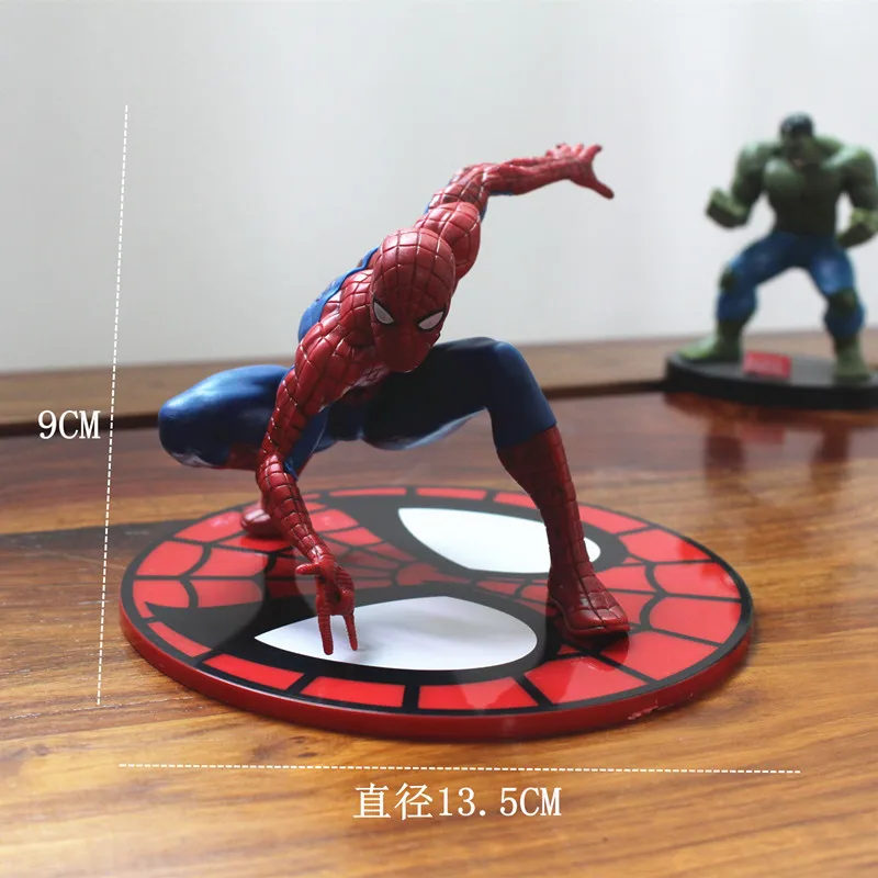 9Cm Spidermans Movie Model Plate Car Decoration Doll Birthday Toy Gift Pvc Model Decoration Action Figure Toys Gift