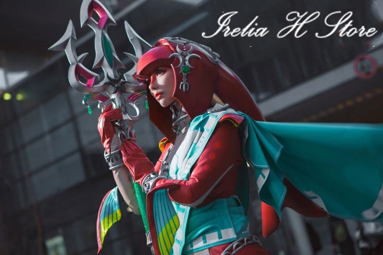 Relia H Store Custom Size Made Hyrule Warriors: Age Of Calamity Mipha Costume Cosplay Custom Made/Size Set Completo