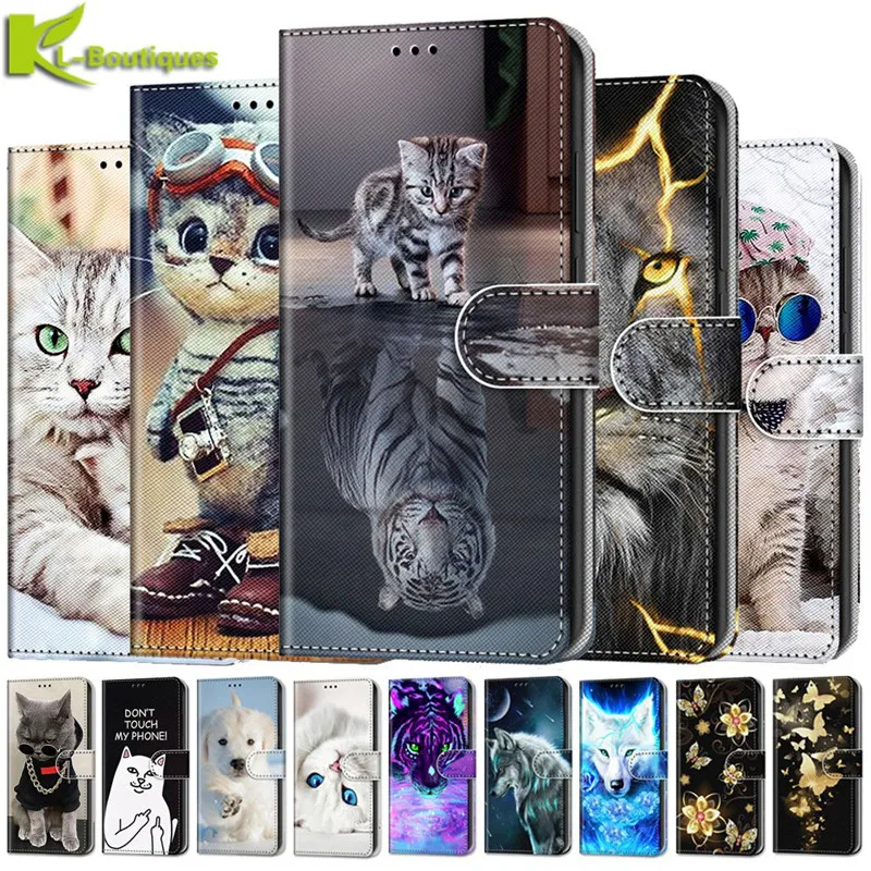 Per Apple 15 Pro Max Custodia Custodia Per Telefono Dipinta Con Animali Per Iphone 15 Pro Max Cover Iphone 12 13 14 Pro Max 15 Plus Custodie Flip Capa