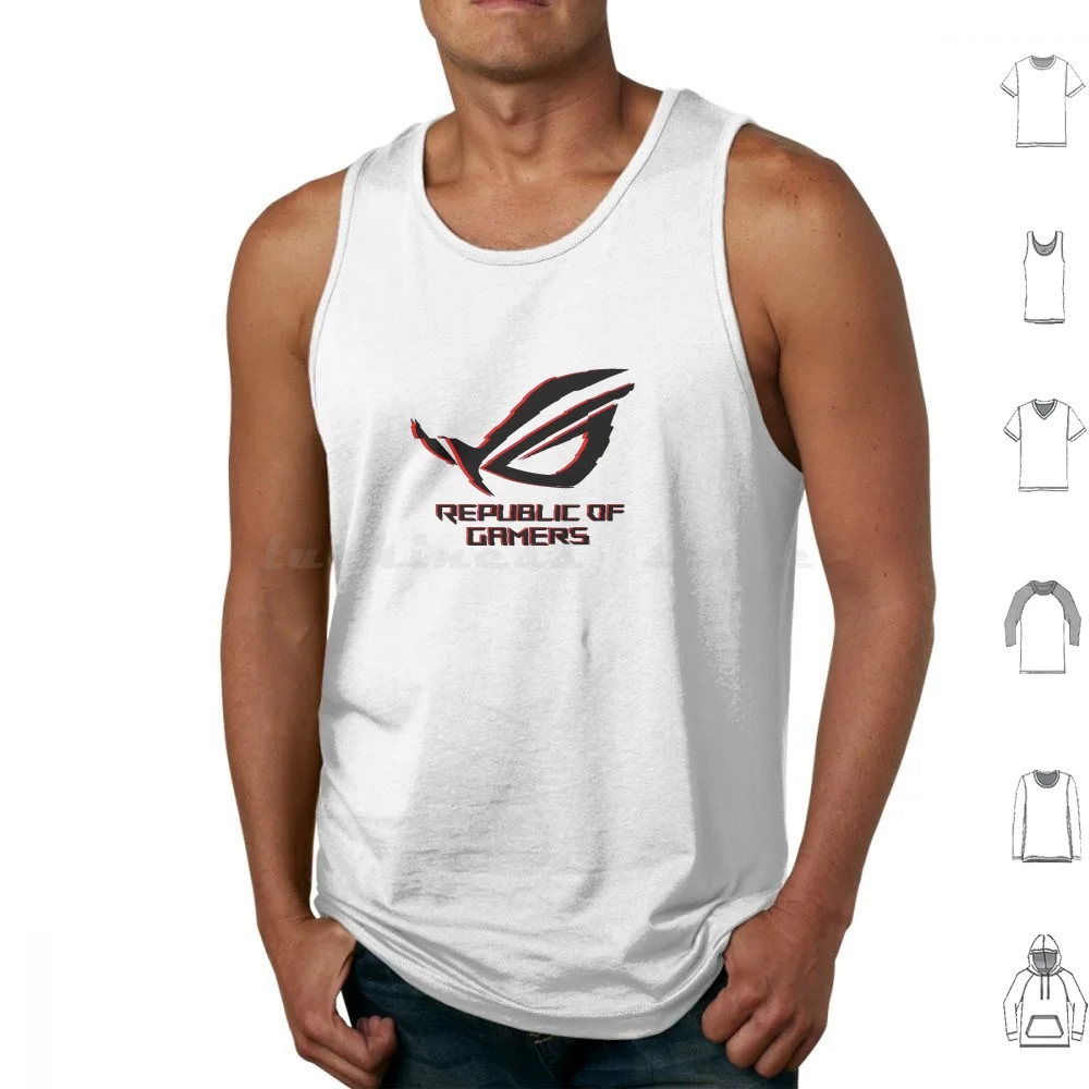 Asus Rog Republic Of Gamers Canotte Gilet Senza Maniche Asus Rog Republic Of Gamers Asus Gamer Gaming Game Arcadian Rog R Rtx