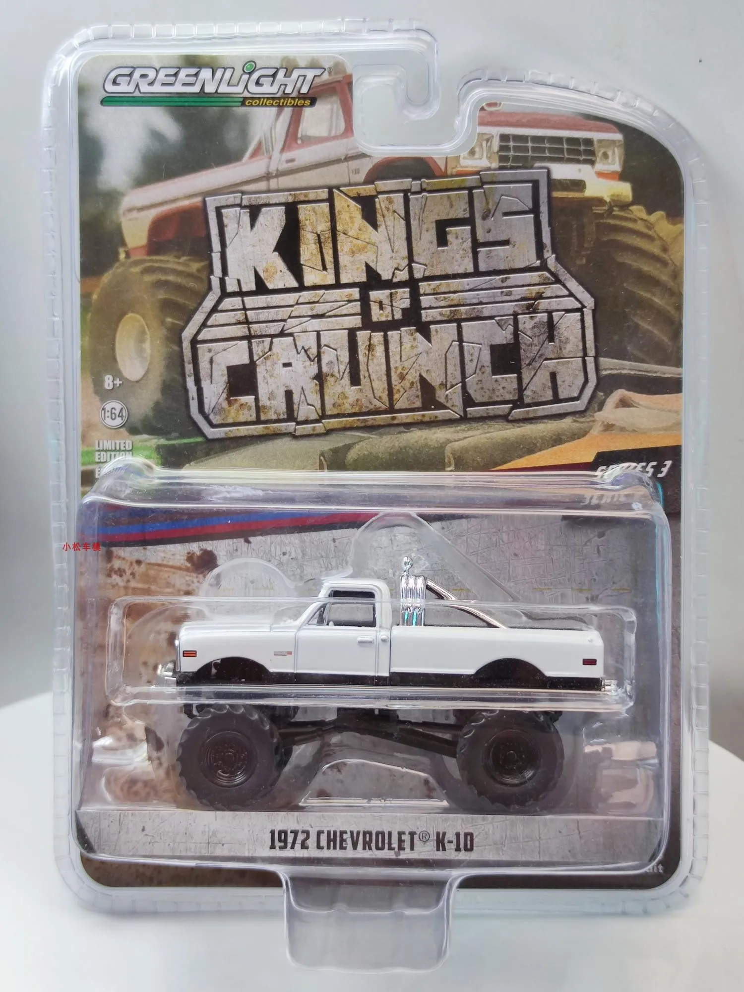 1:64 1972 Chevrolet K-10 Monster Bigfoot Truck Collection Di Modelli Di Auto