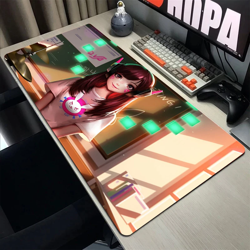 Large Mousepad Overwatch Mouse Pad Pc Office Accessories Deskmat Gamer Rug Mouse For Computer Mats Locking Edge Overlock Carpet