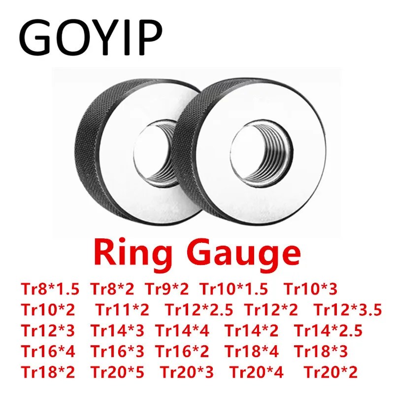 Tr8 Tr9 Tr10 Tr11 Tr12 Tr14 Tr16 Tr18 Tr20 7E 8E Tr Tipo Calibro Ad Anello Filettato Trapezoidale Go And No Go Gage Supporto Personalizzato