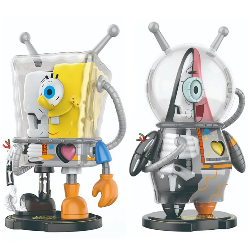 Genuine Cartoon Spongebob Squarepants Anime Figurine Patrick Star A Space Odyssey Action Figures Giocattoli Per Bambini Regali Di Compleanno